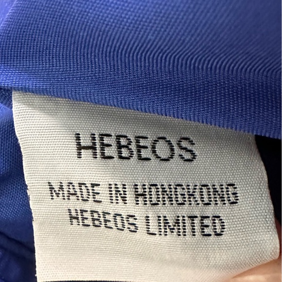 Hebeos Blue Sequined Spaghetti Strap Sweetheart Prom Gown Side Slit Size 2 - Picture 15 of 16